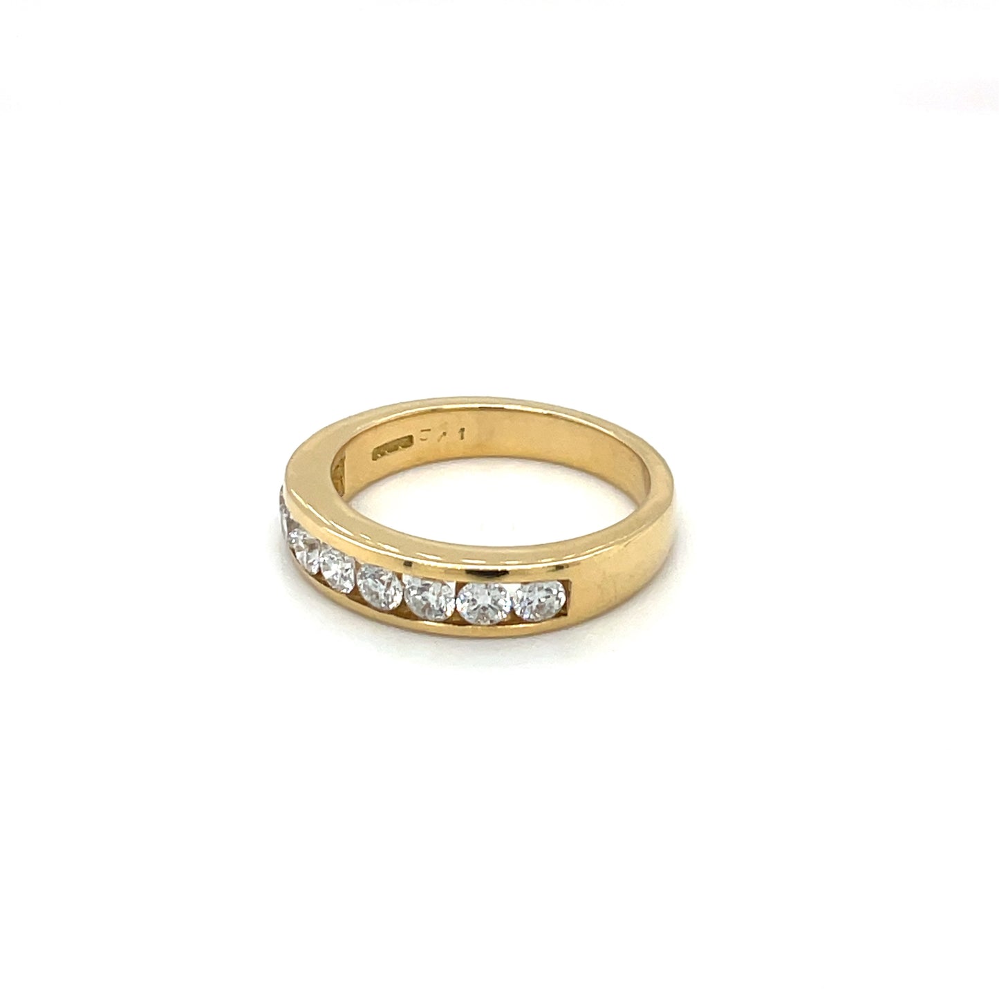 18ct Yellow Gold Large Diamond Eternity Ring