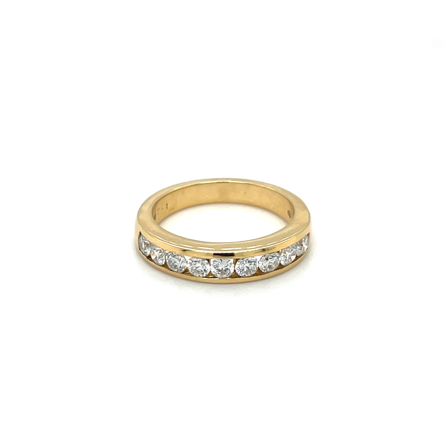 18ct Yellow Gold Large Diamond Eternity Ring