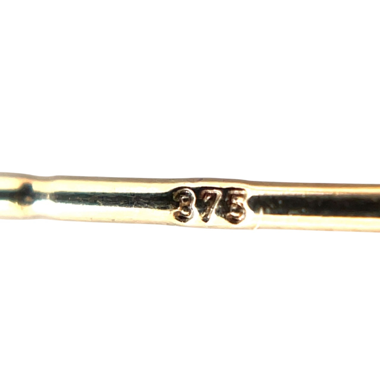 9ct Yellow Gold Fluted Drop Earrings