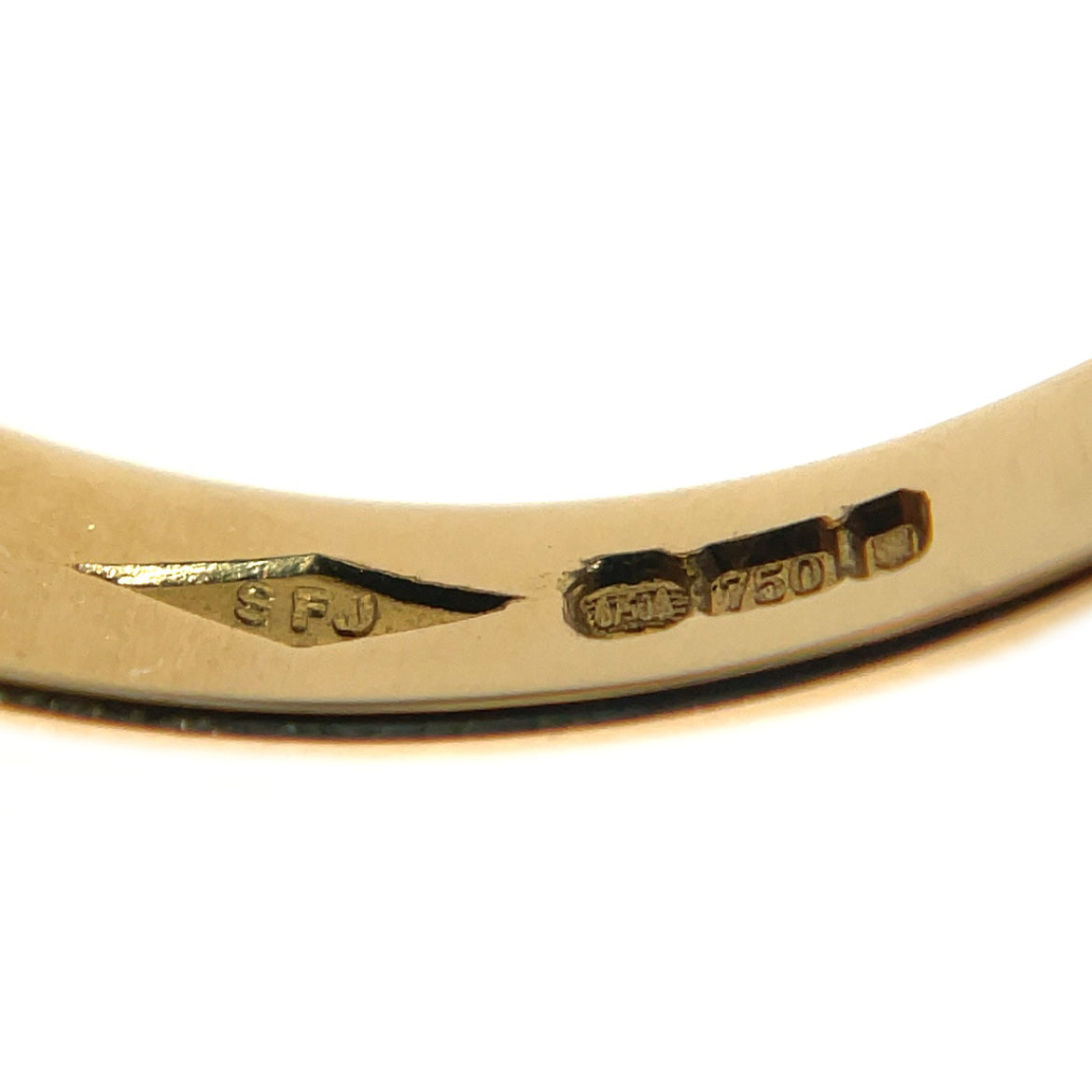 18ct Yellow Gold Ruby & Diamond Half-Set Eternity Ring (L1/2)