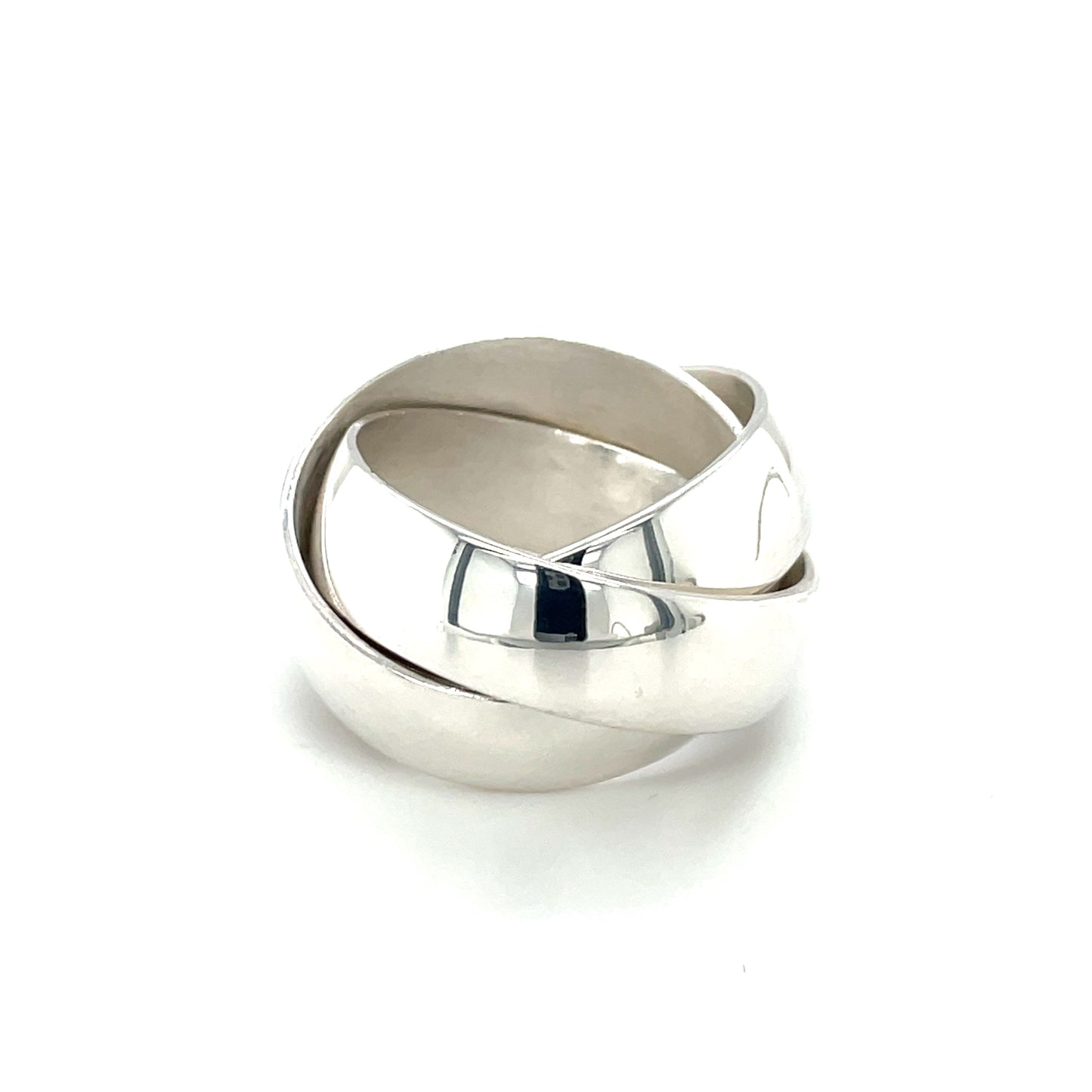 Silver Wide Russian Ring