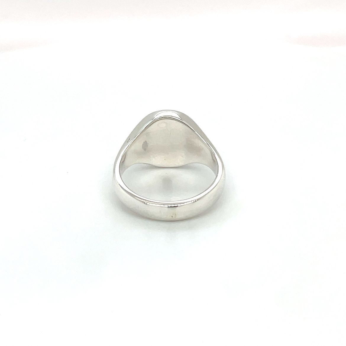 Silver Oxford Oval Signet Ring (11x9mm)