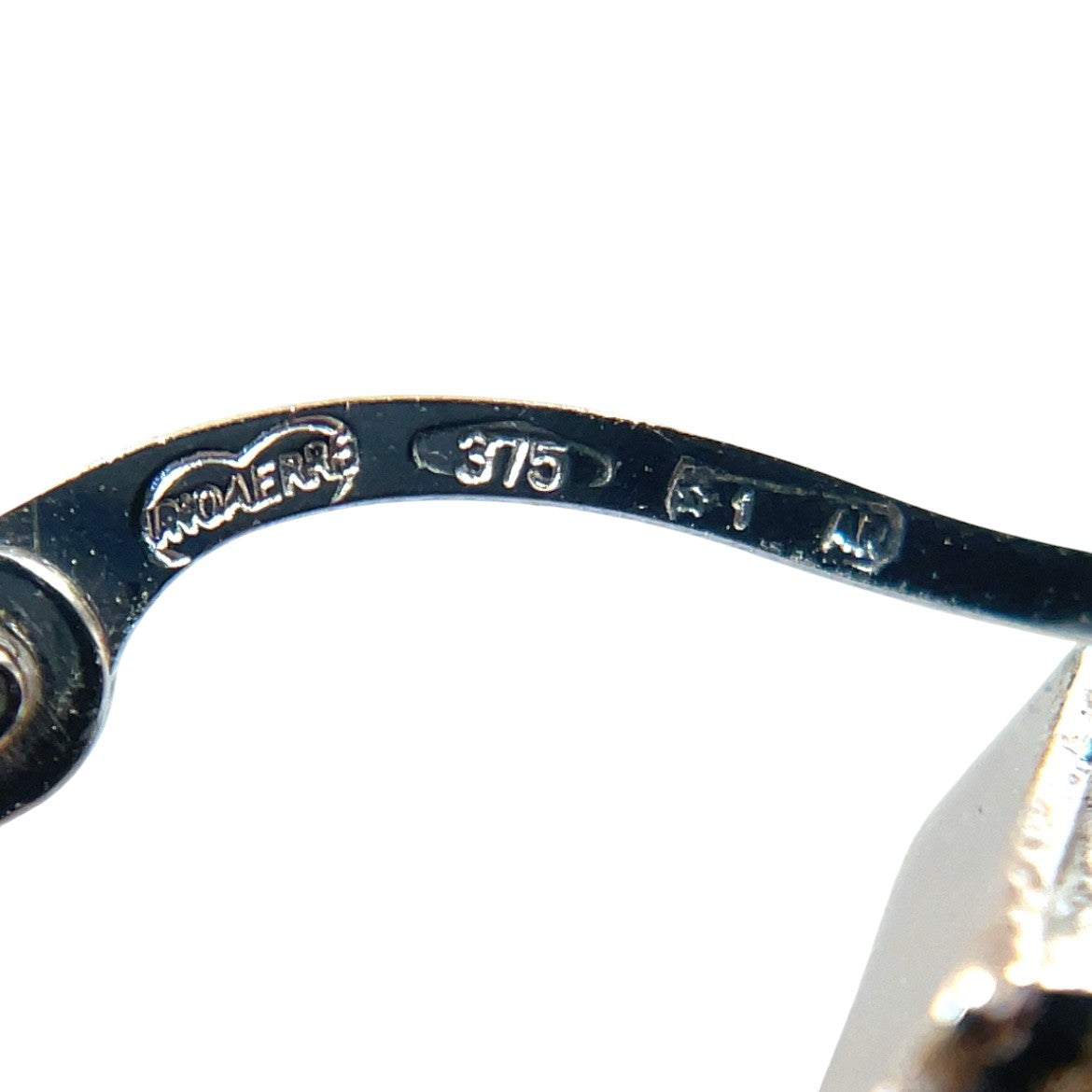 9ct Yellow & White Gold Twist Creole Hoop Earrings
