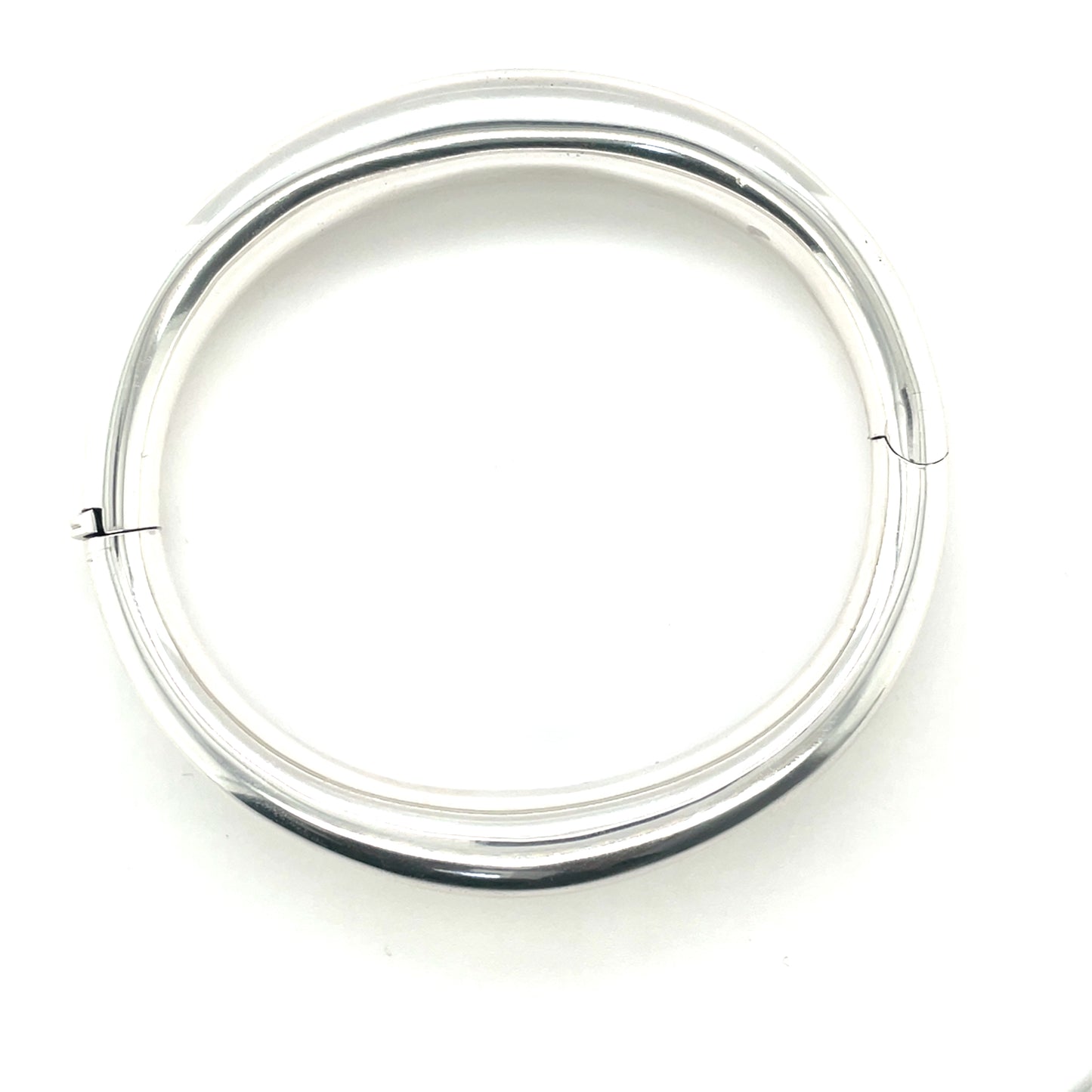 Silver Hinged Bangle