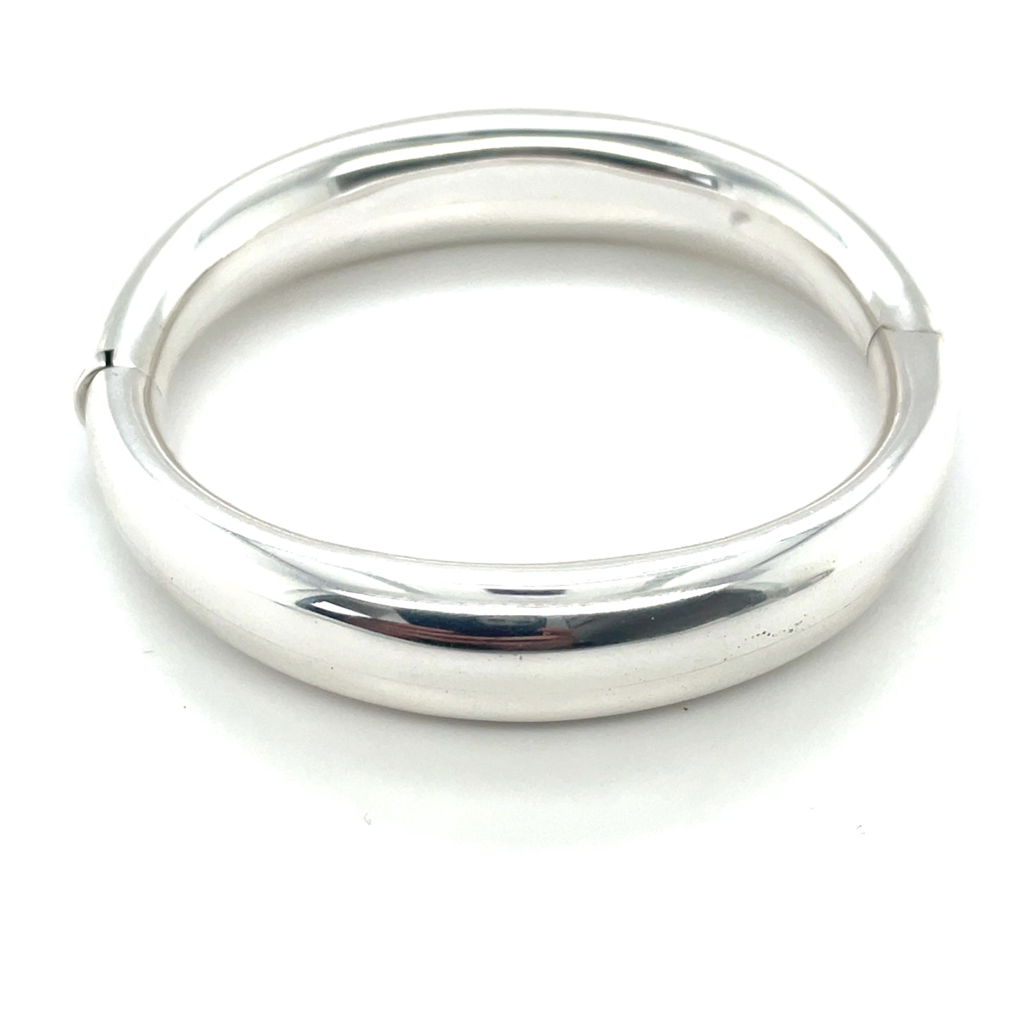 Silver Hinged Bangle