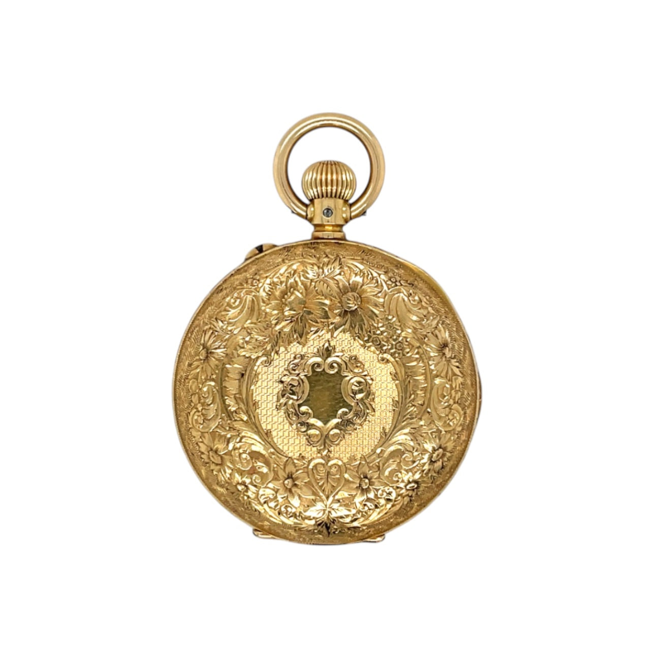 18ct Yellow Gold Benson Pocket Watch