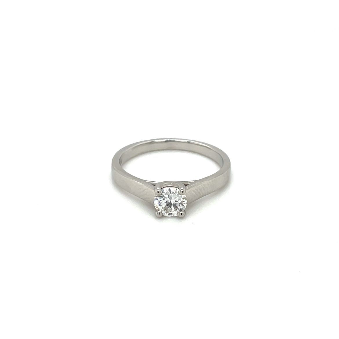 Platinum Diamond Solitaire Ring