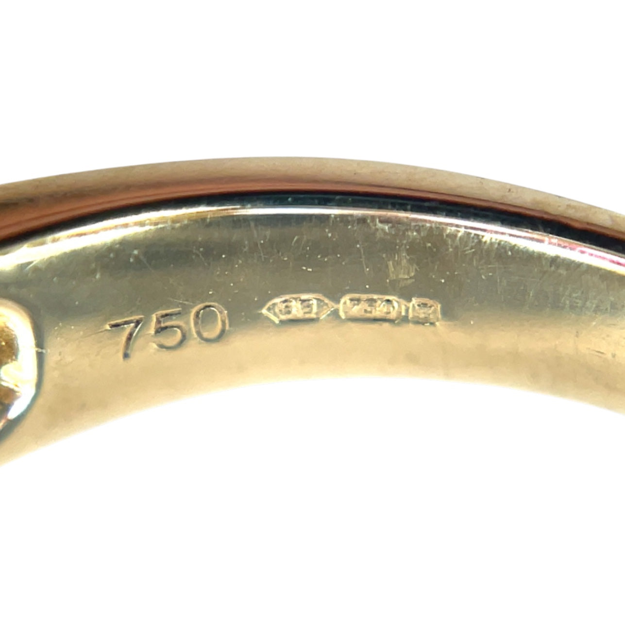 18ct Yellow Gold Multi-Coloured Sapphire & Diamond Rainbow Eternity Ring (N)