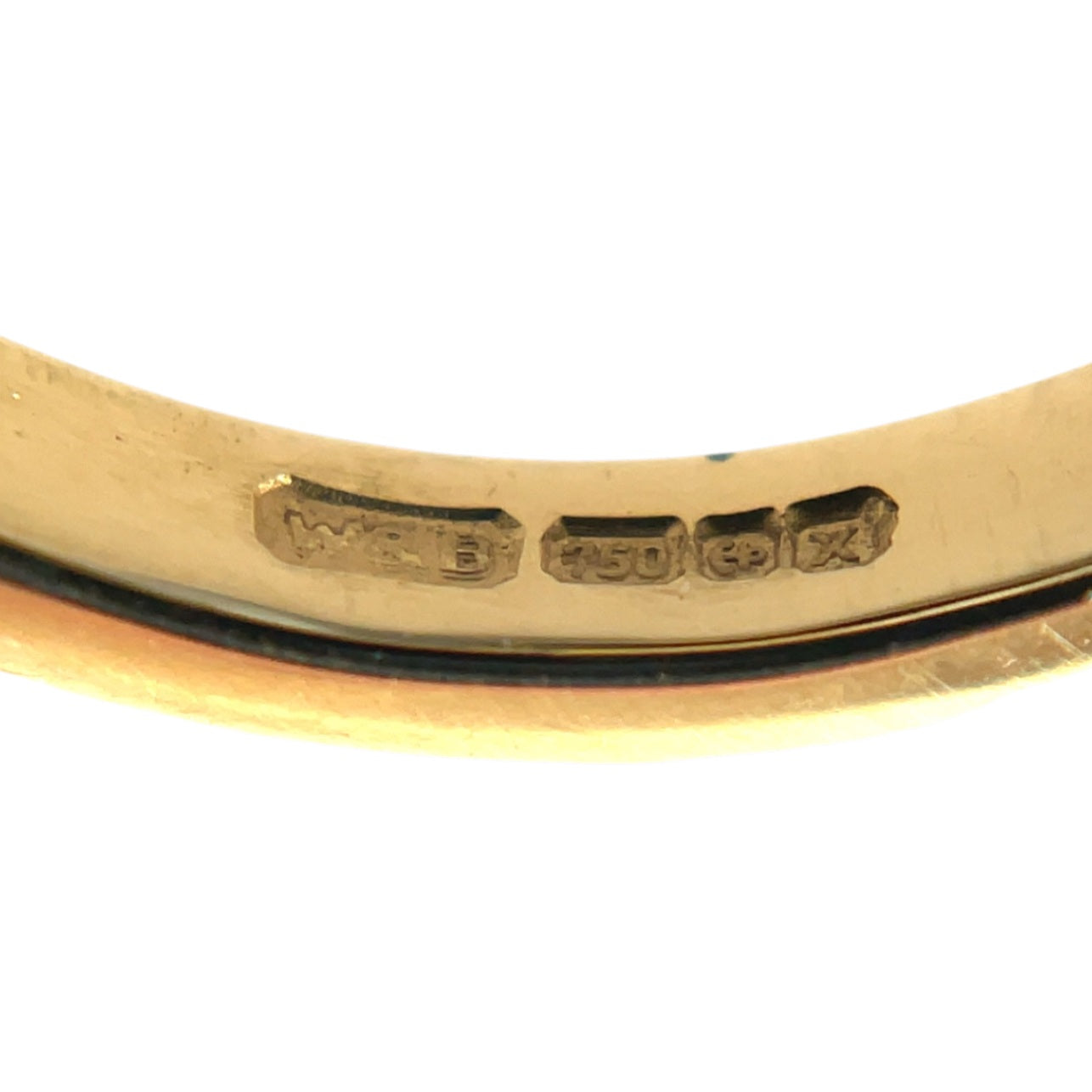 18ct Yellow Gold Diamond Three-Stone Ring (N)