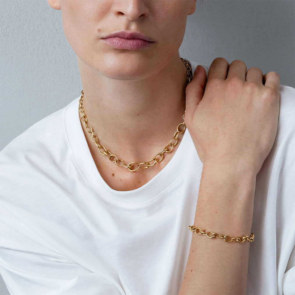 Yellow Gold Offspring Bracelet (M-L)