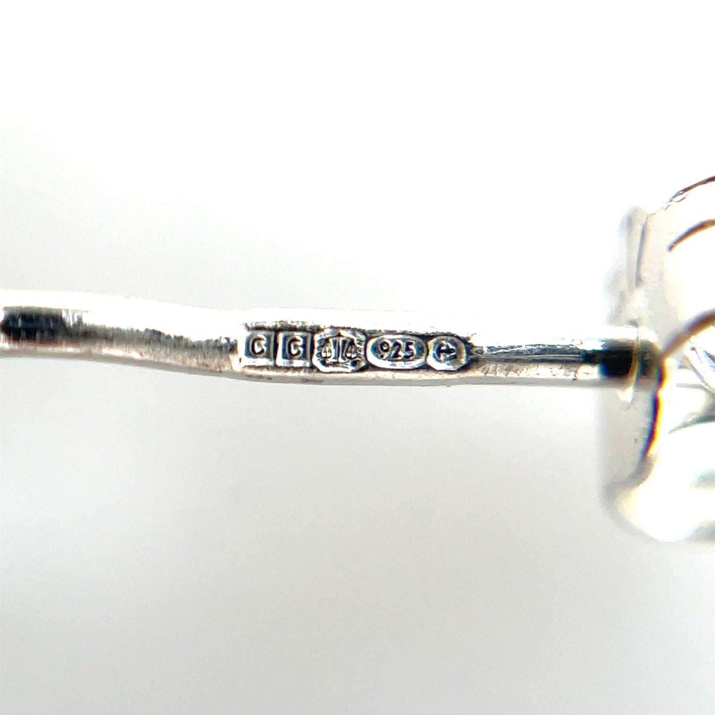 Silver Clover Stud Earrings