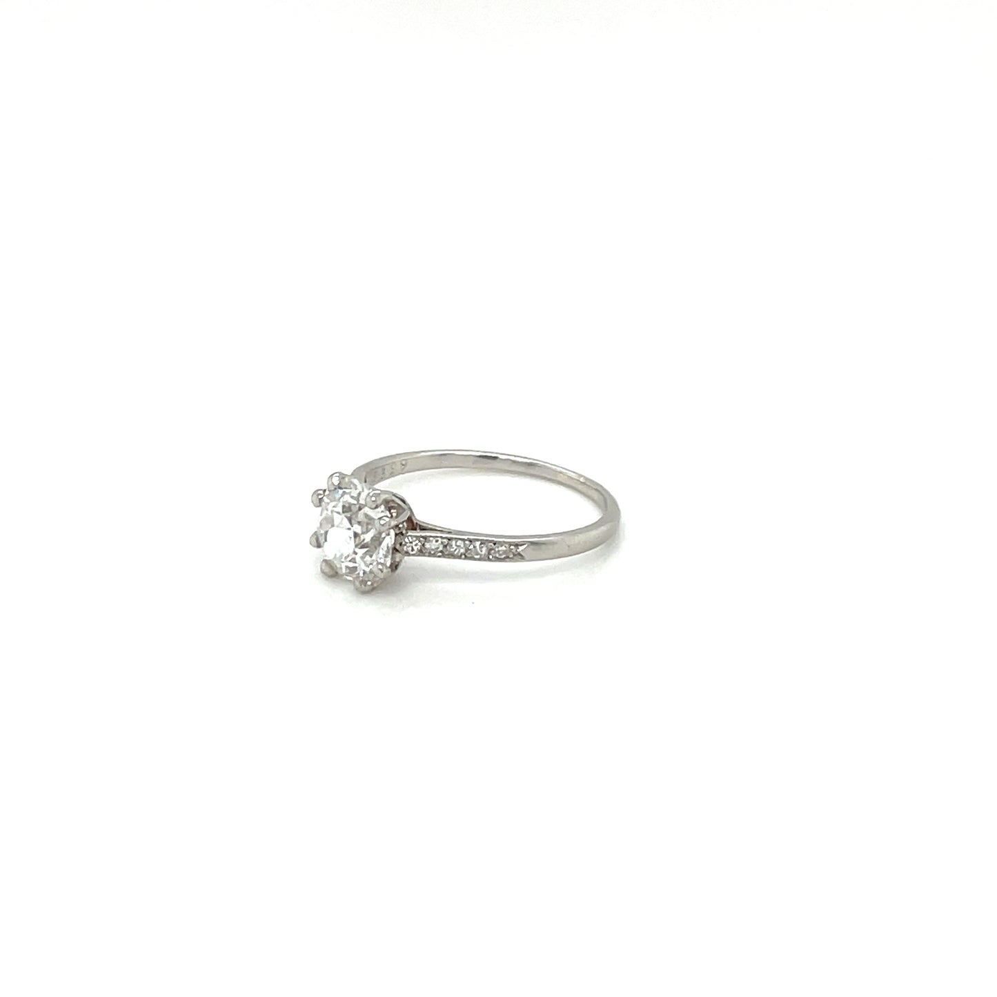 18ct White Gold Diamond Solitaire Ring