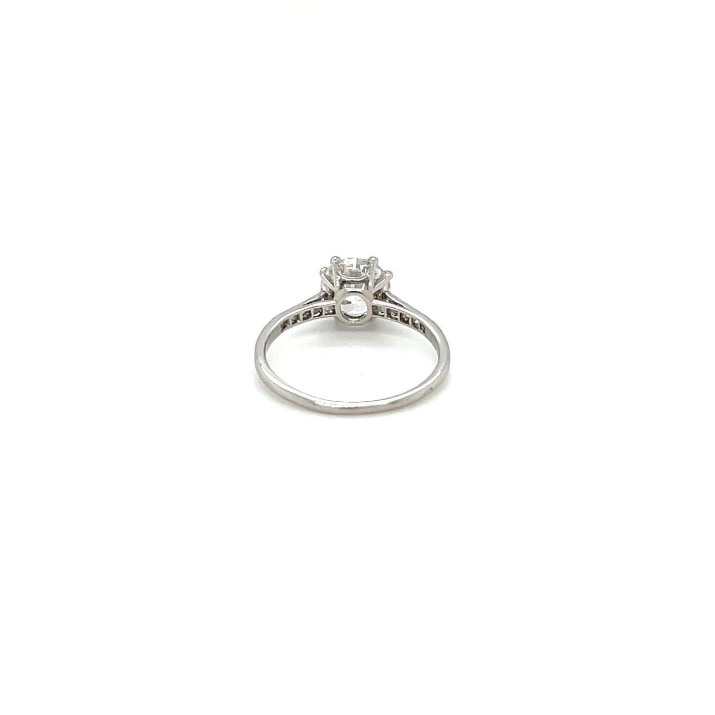 18ct White Gold Diamond Solitaire Ring