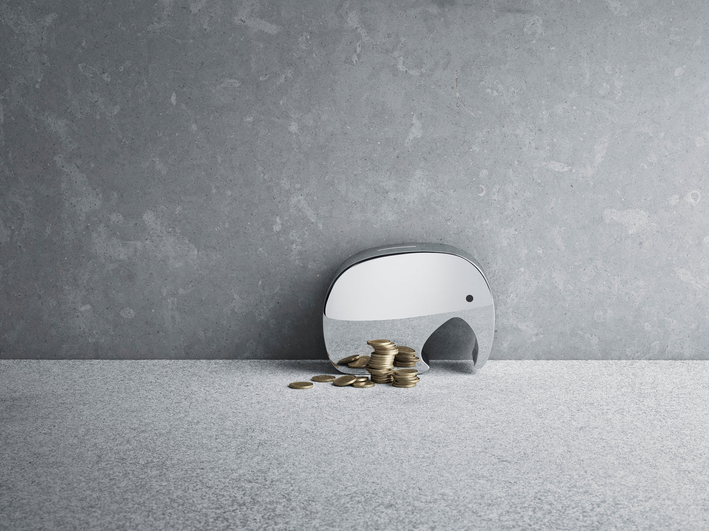 Stainless Steel Moneyphant Money Bank