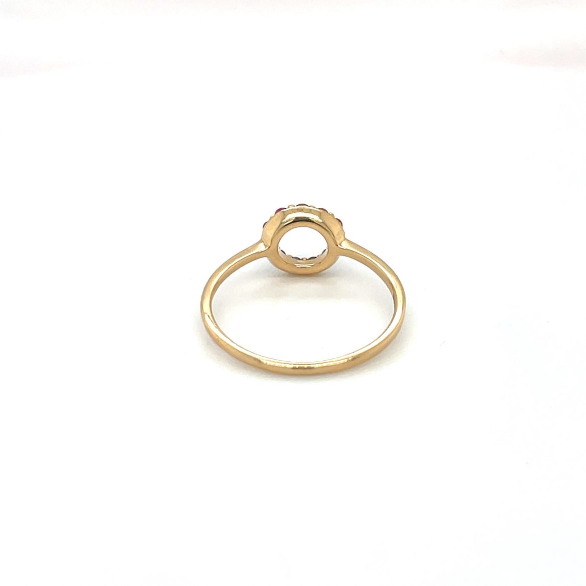 18ct Yellow Gold Multi-Coloured Sapphire Ring