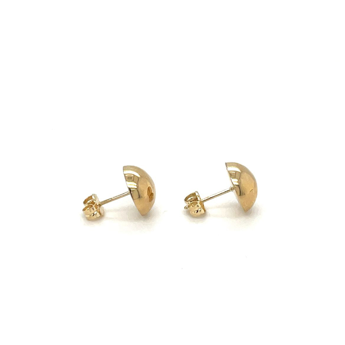 9ct Yellow Gold Domed Studs