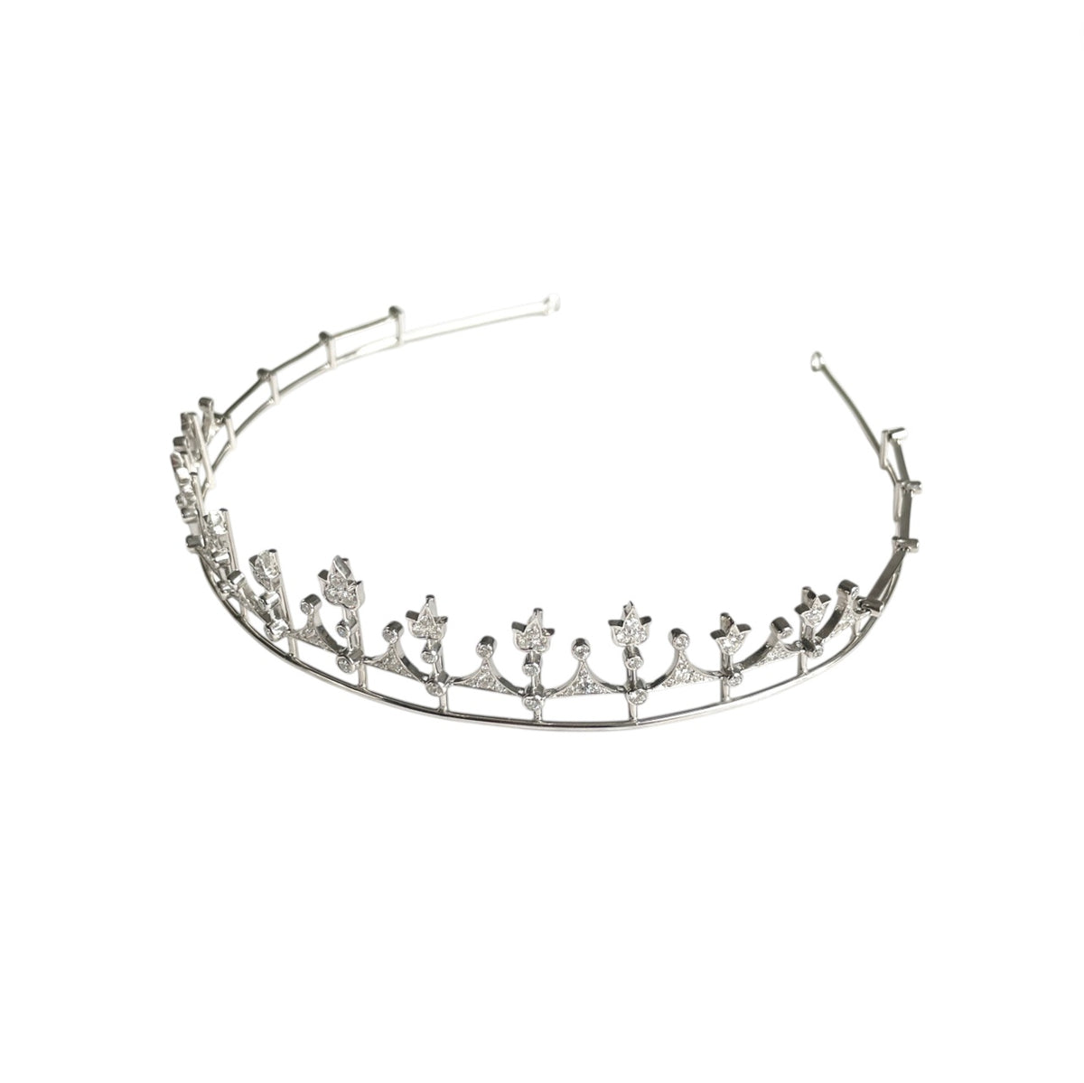 18ct White Gold Diamond Dainty Tiara