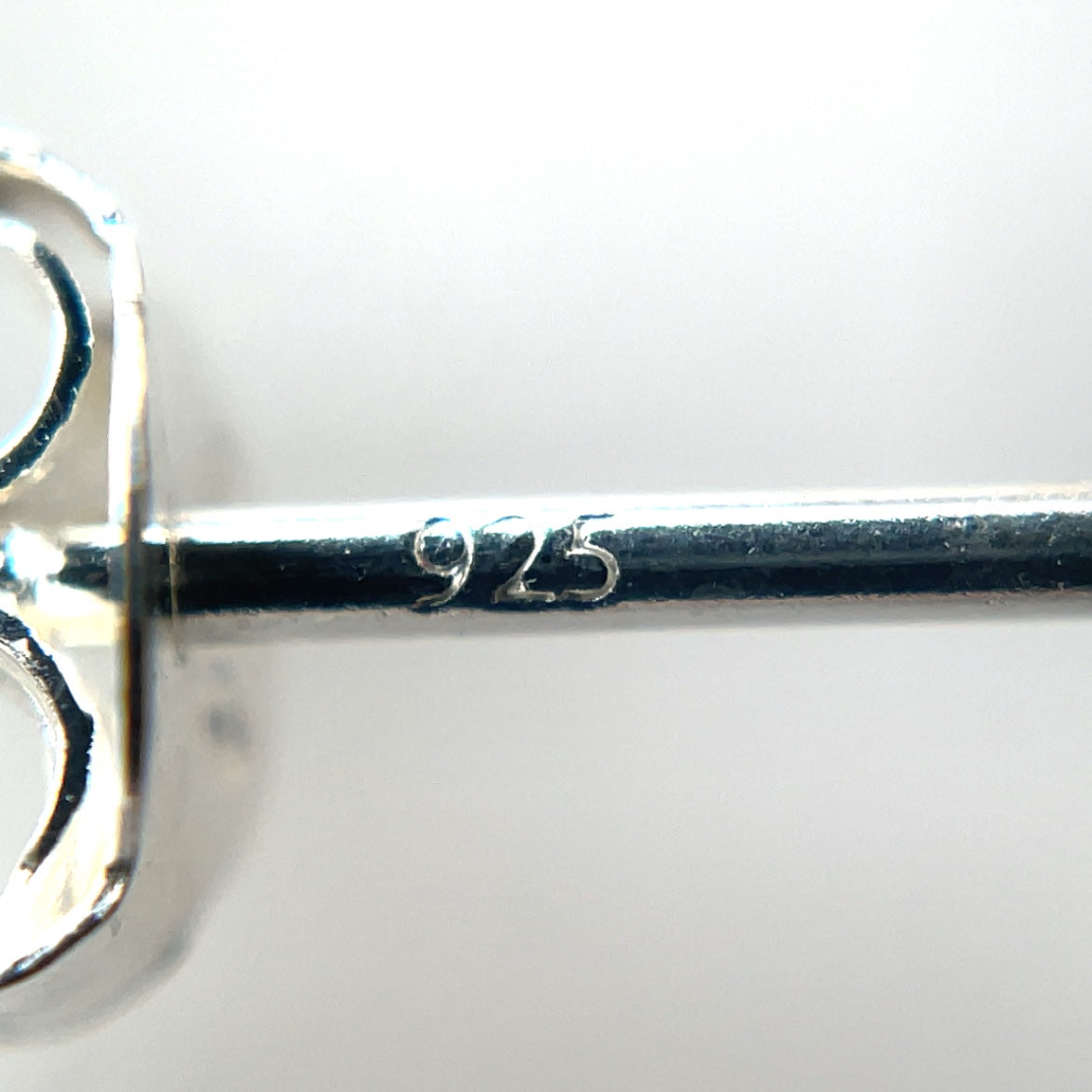 Silver Knot Stud Earrings