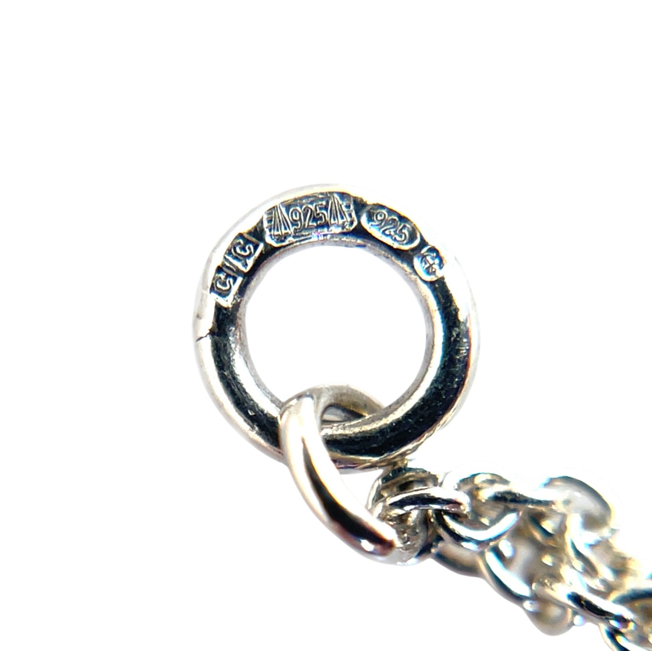 Silver Double Chain Identity Bracelet (6.5")