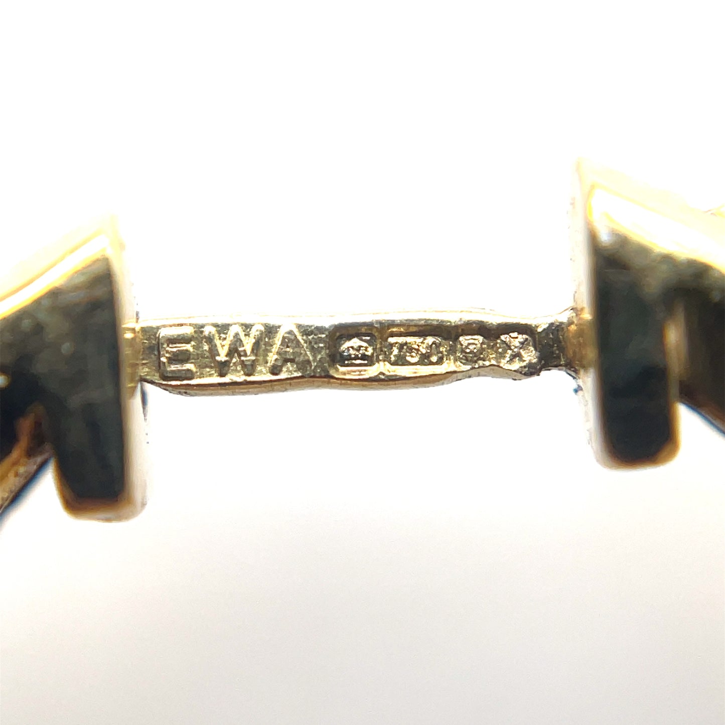 Yellow Gold Diamond And Sapphire Reversible Hoop Earrings