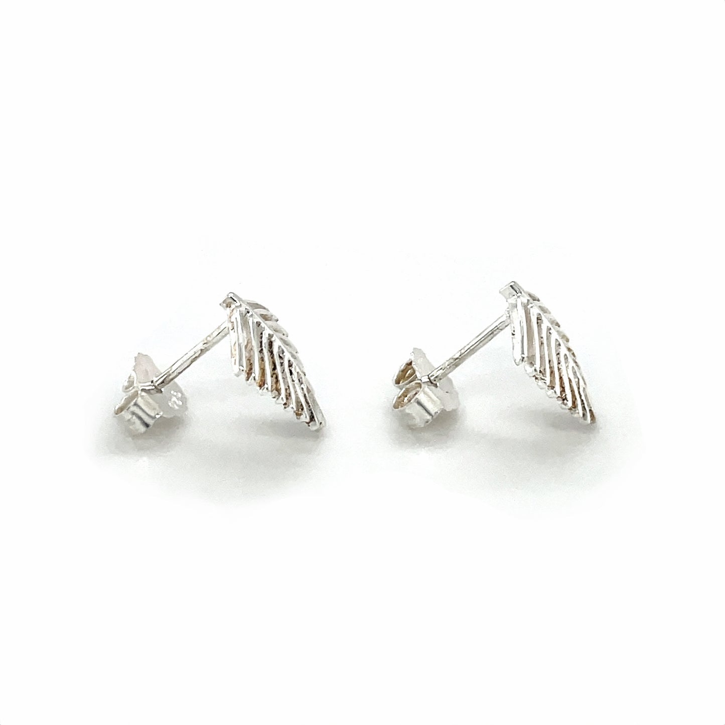 Silver Leaf Earrings
