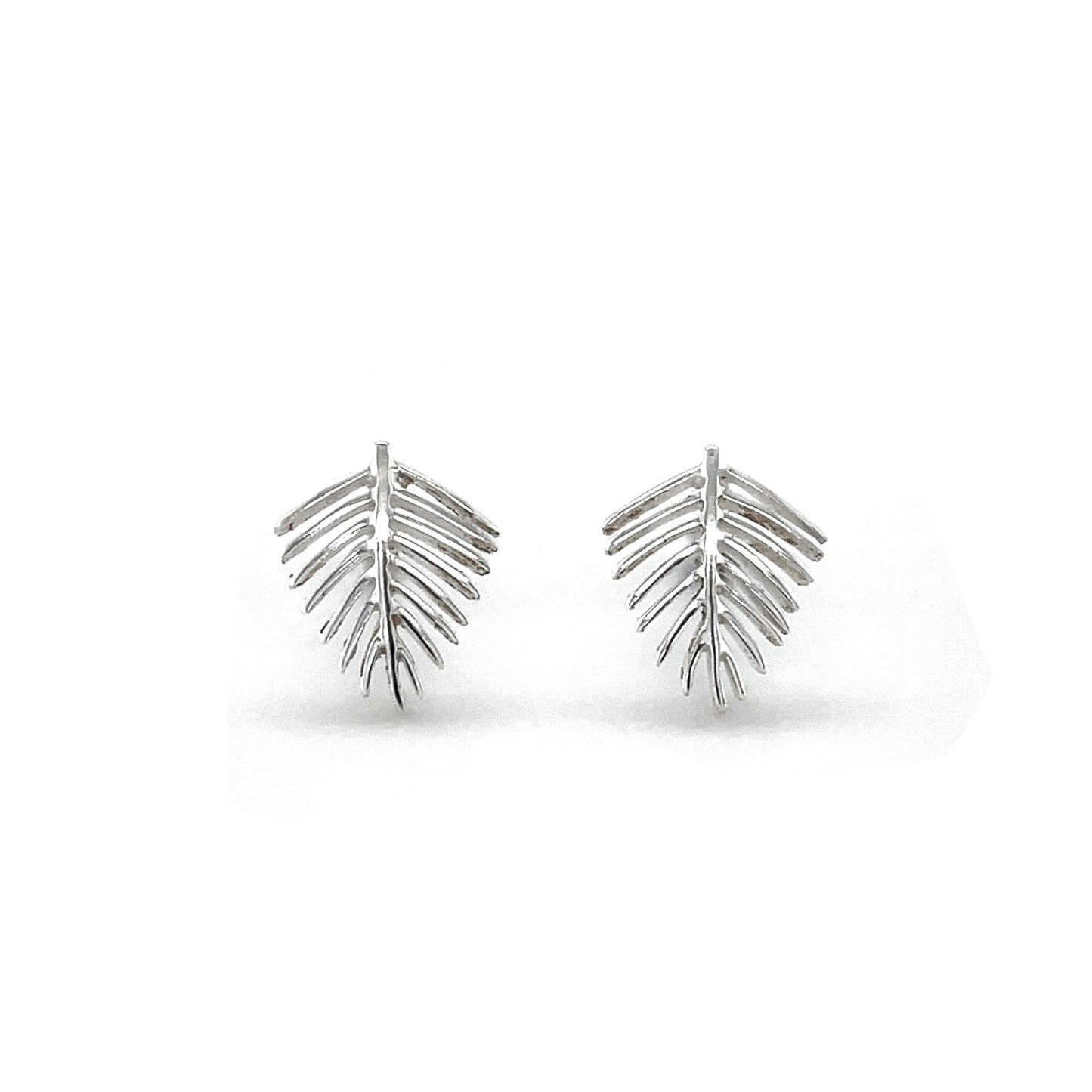 Silver Leaf Earrings
