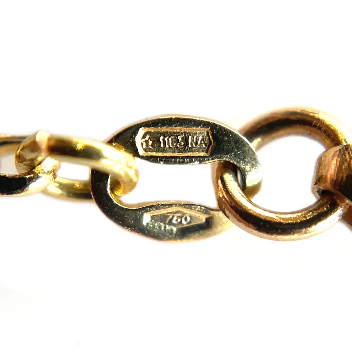 18ct Yellow Gold Berry Coral Station Necklace (18")