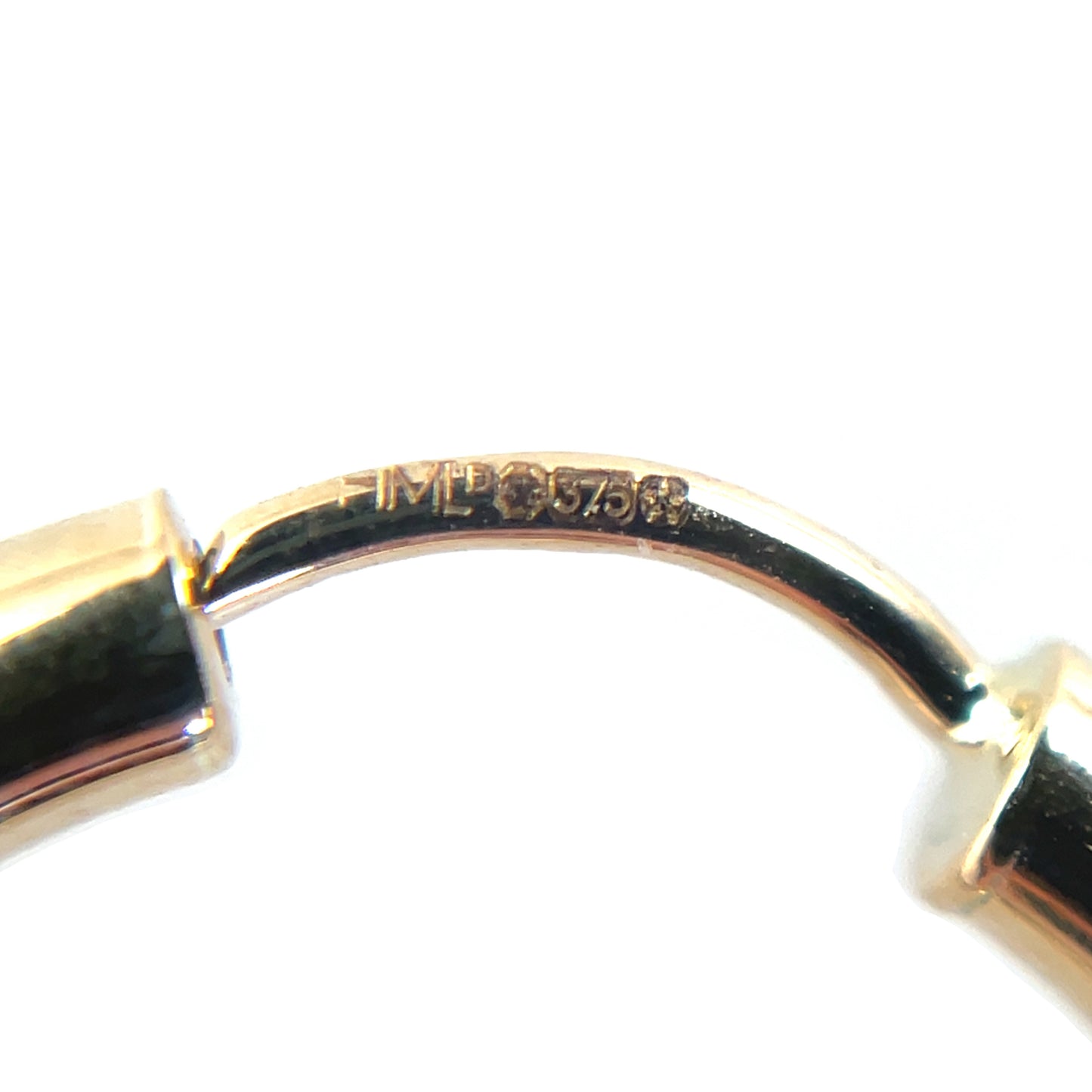 9ct Yellow Gold Hinged Hoop Earrings (20mm)