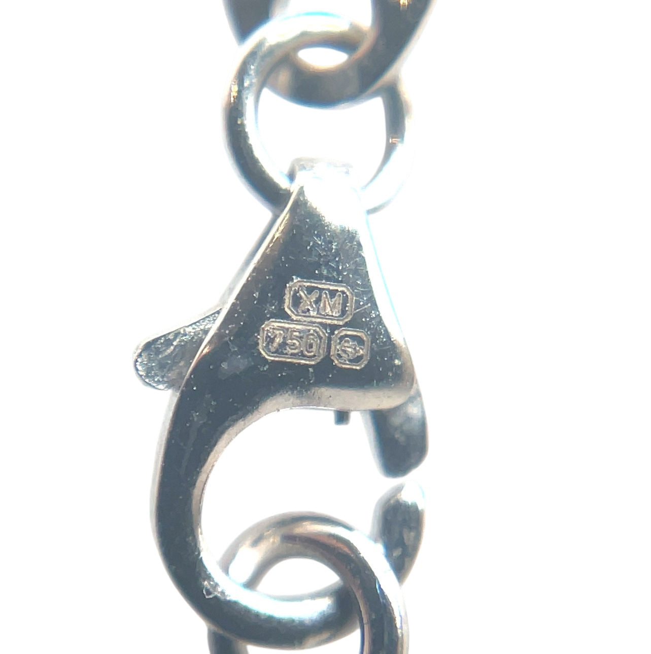 18ct White Gold Diamond Solitaire Necklace (16-18")