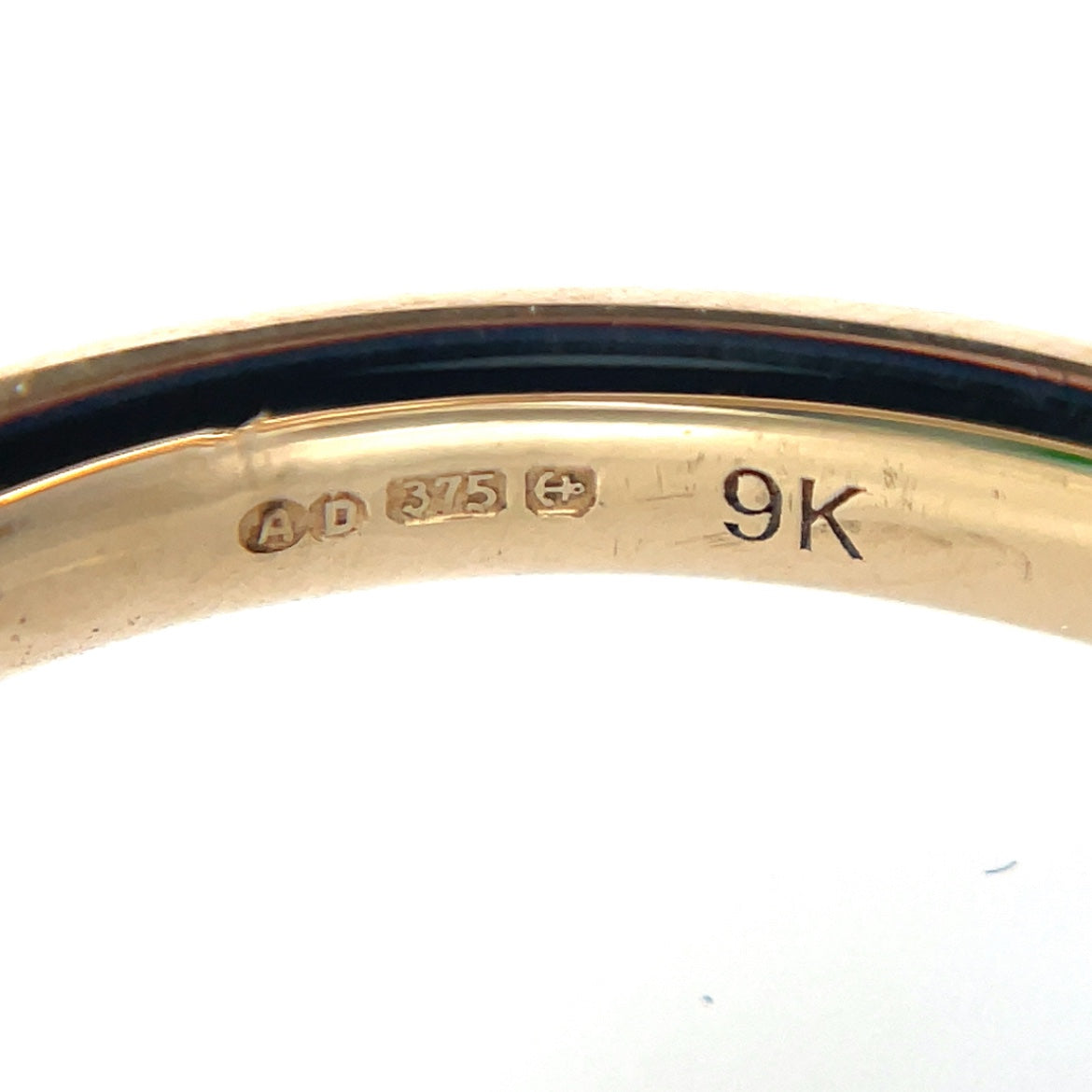 9ct Yellow Gold MOP & Diamond Ring