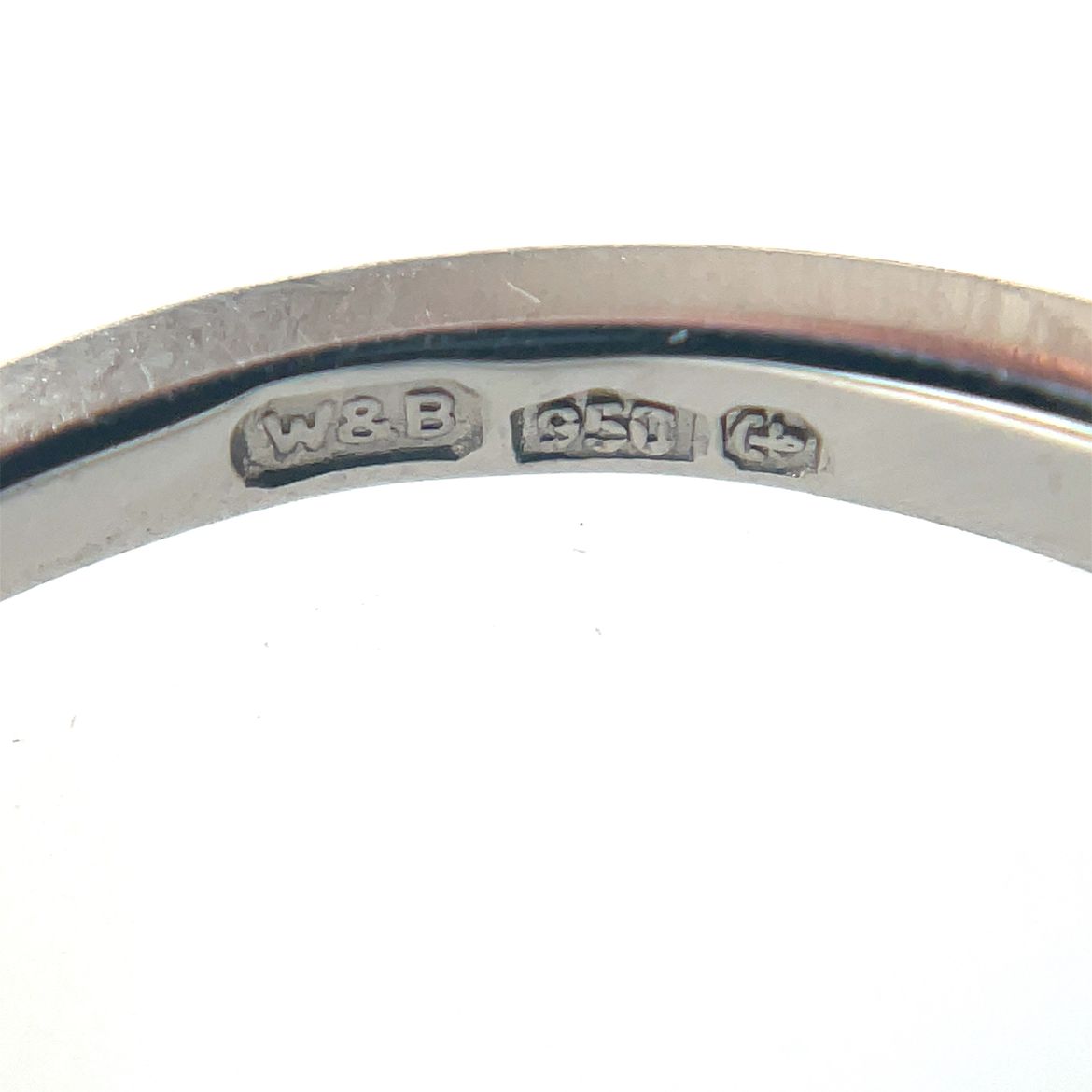 Platinum Diamond Three-Stone Ring