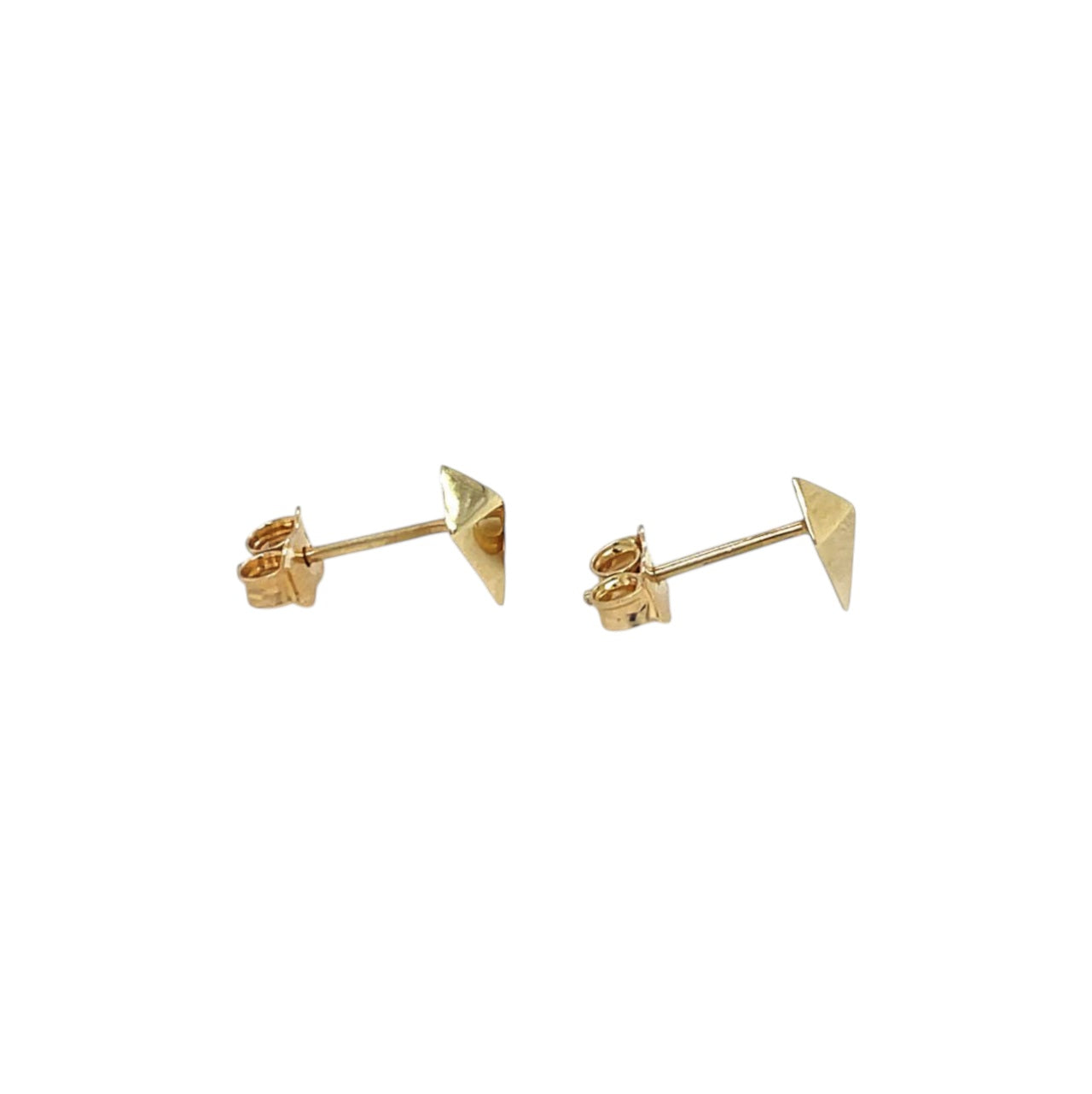 9ct Yellow Gold Kite Stud Earrings