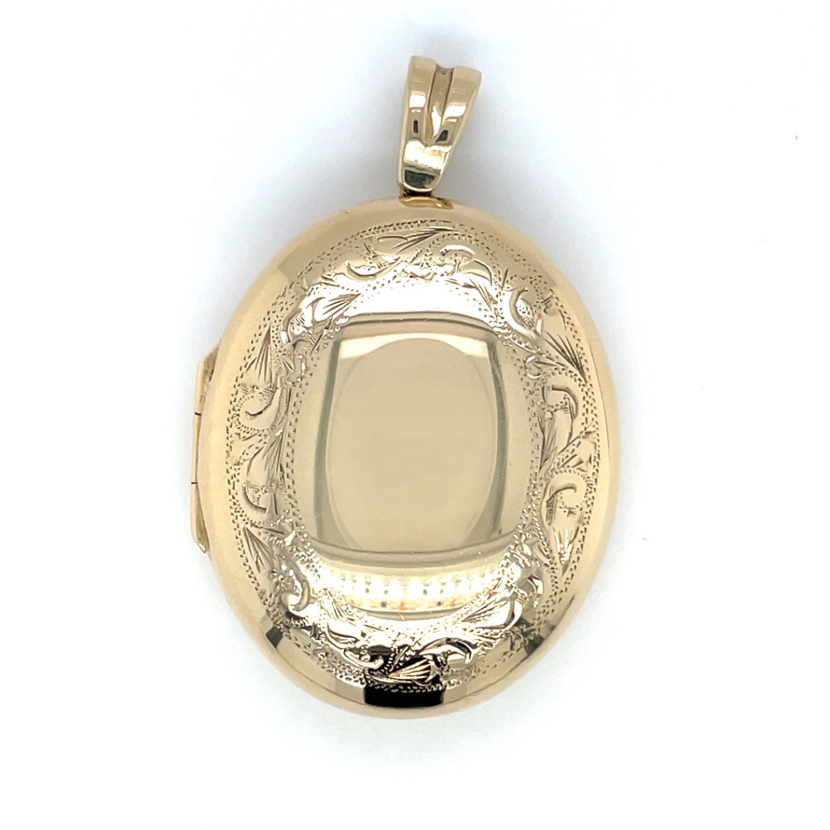 9ct Yellow Gold Oval Locket