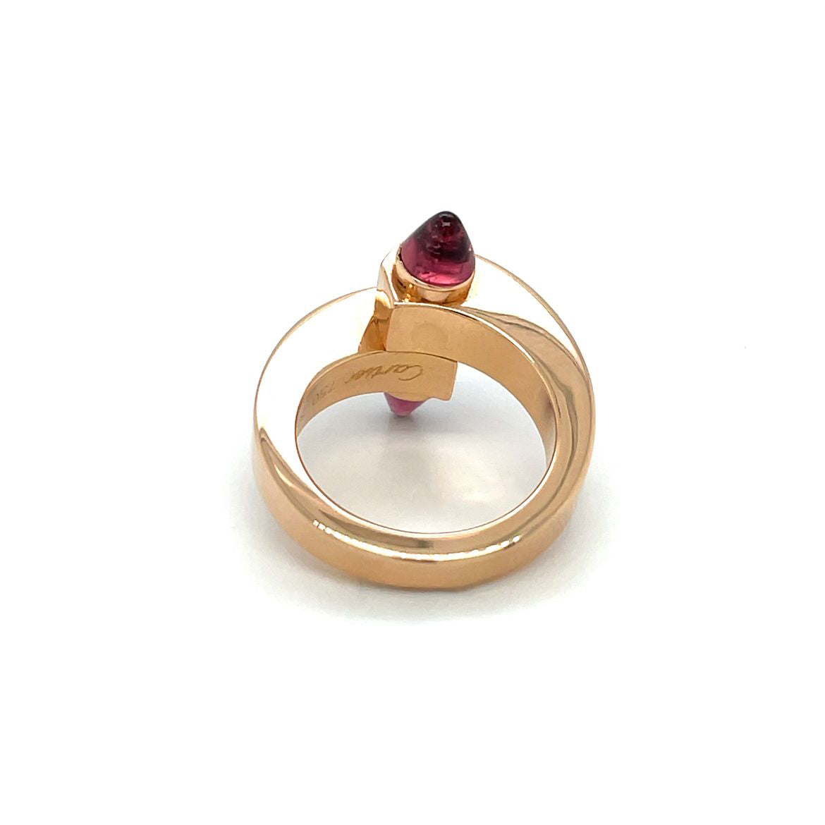 Cartier 18ct Rose Gold Garnet Menotte Ring