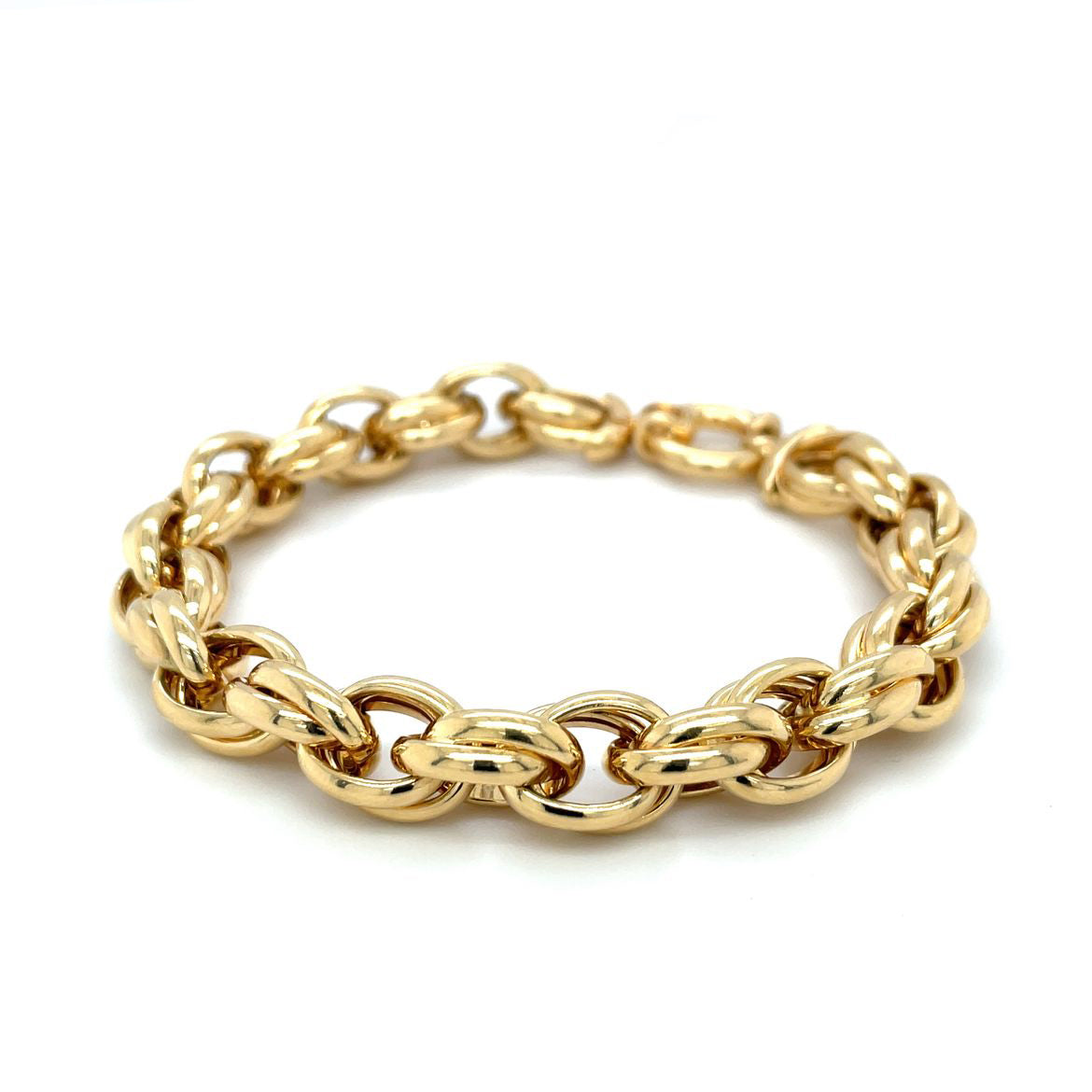 18ct Yellow Gold Fancy Link Bracelet