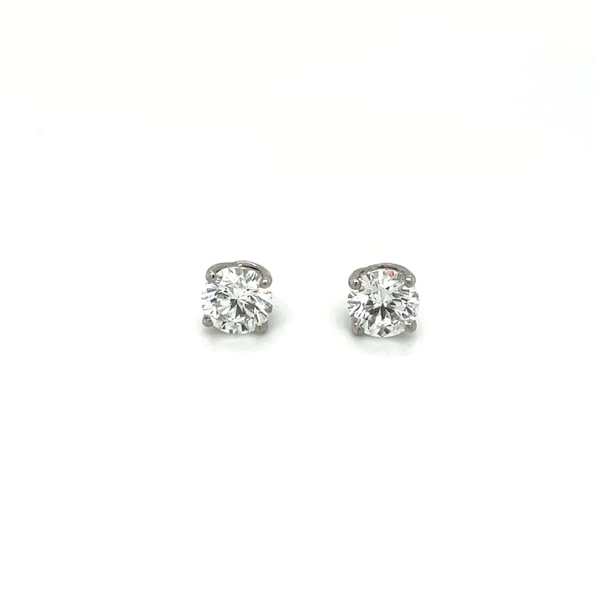 Platinum Diamond Stud Earrings