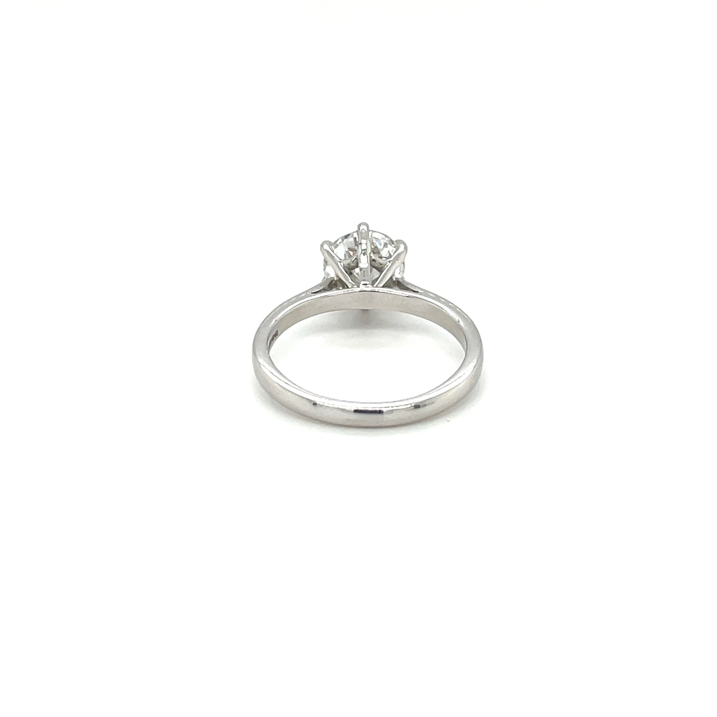 18ct White Gold Large Diamond Solitaire Ring