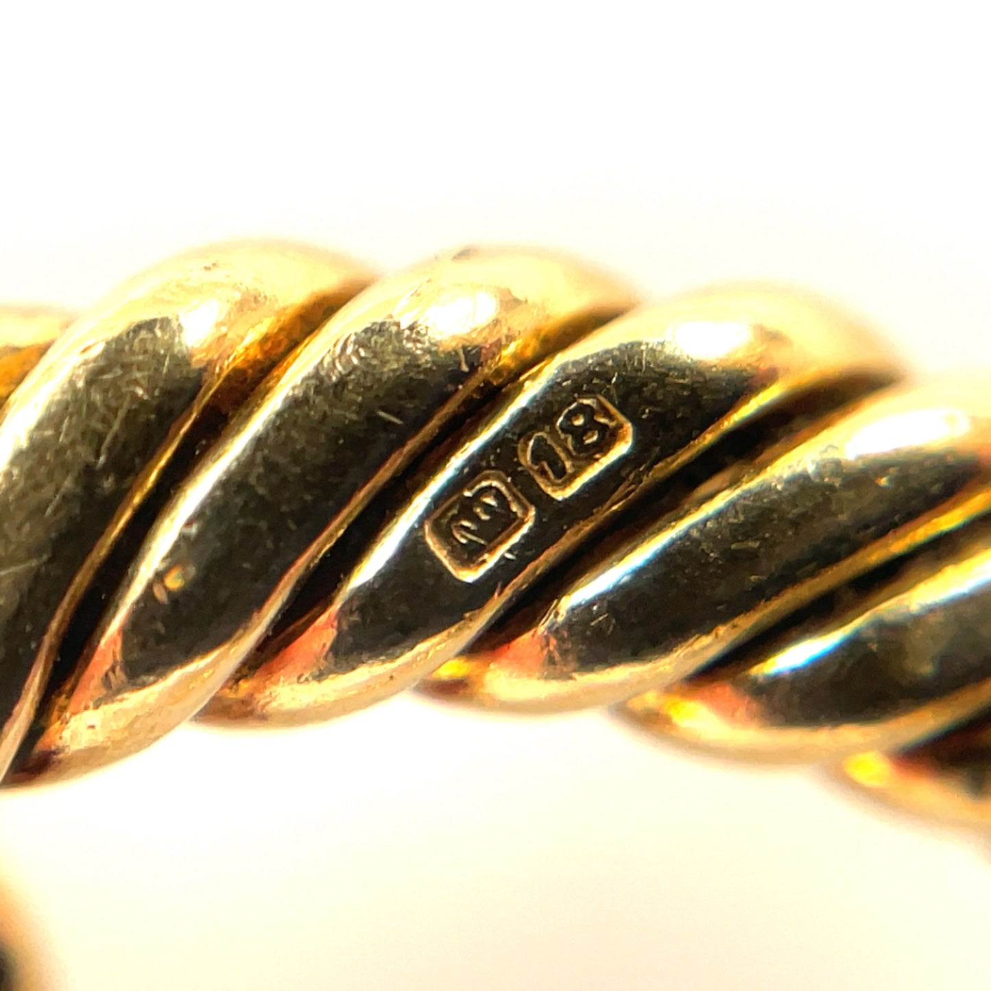 18ct Yellow Gold Oval Rope Bracelet