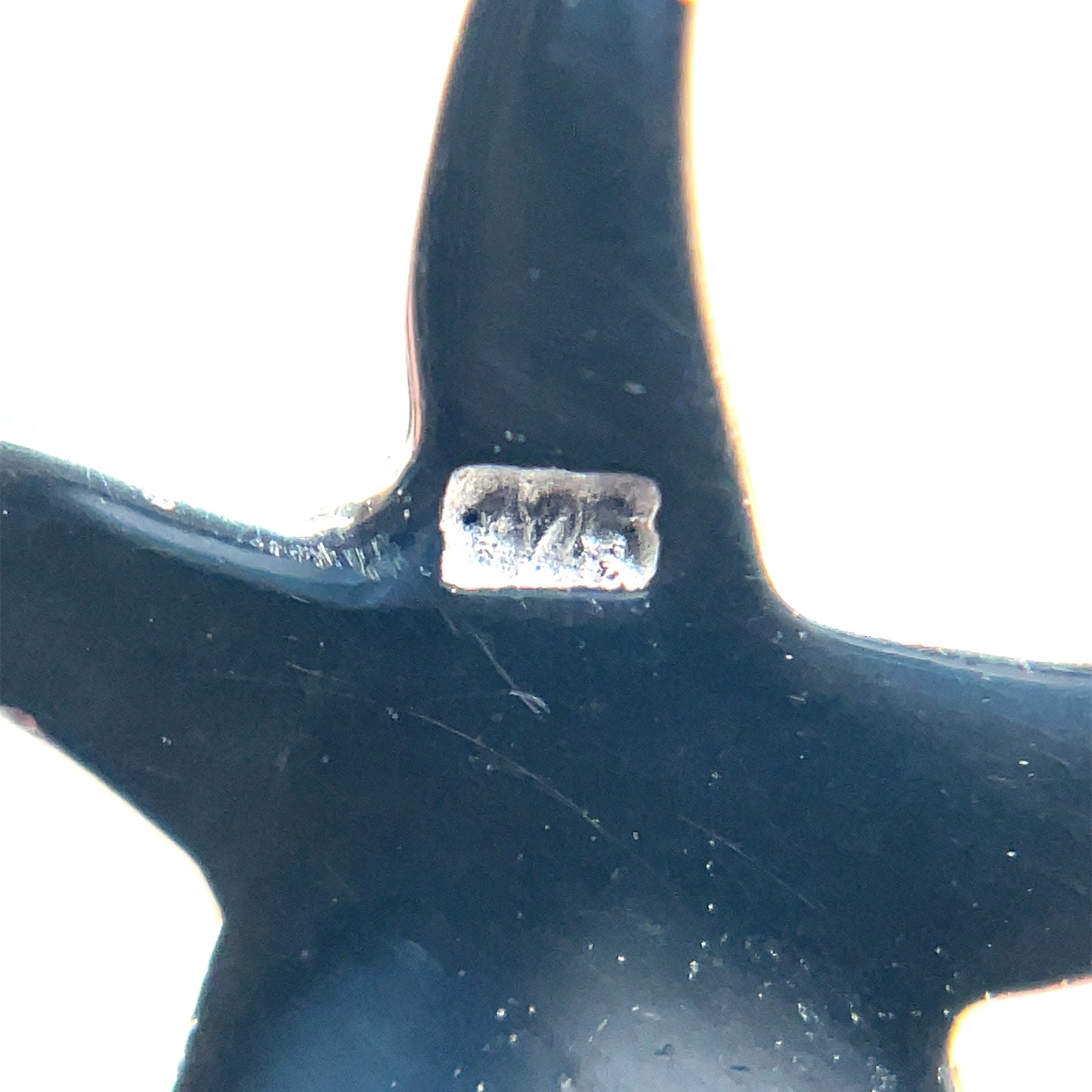 Silver Small Starfish Pendant (15x15mm) & Chain (16")