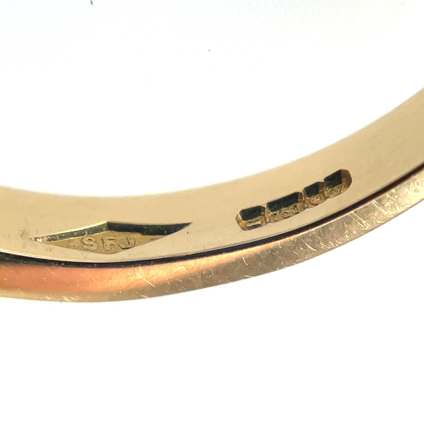 18ct Yellow Gold Wave Diamond Eternity Ring