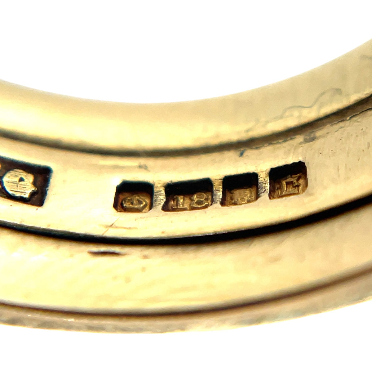18ct Yellow Gold Diamond Snake Ring (T)