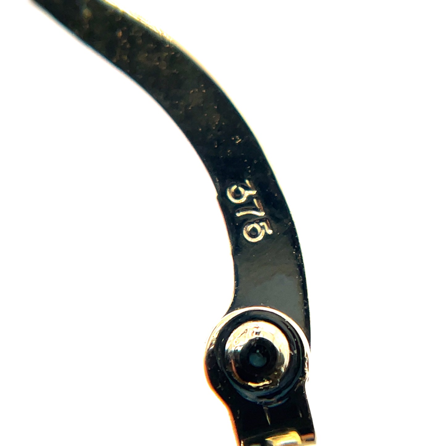 9ct Yellow Gold Twist Oval Hoop Earrings