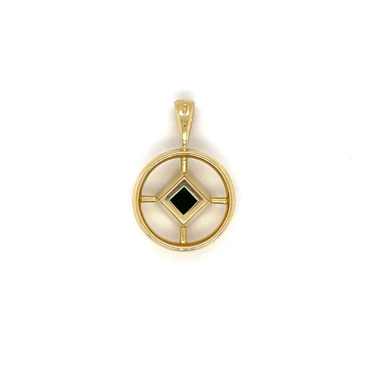 18ct Yellow Gold Tourmaline Pendant