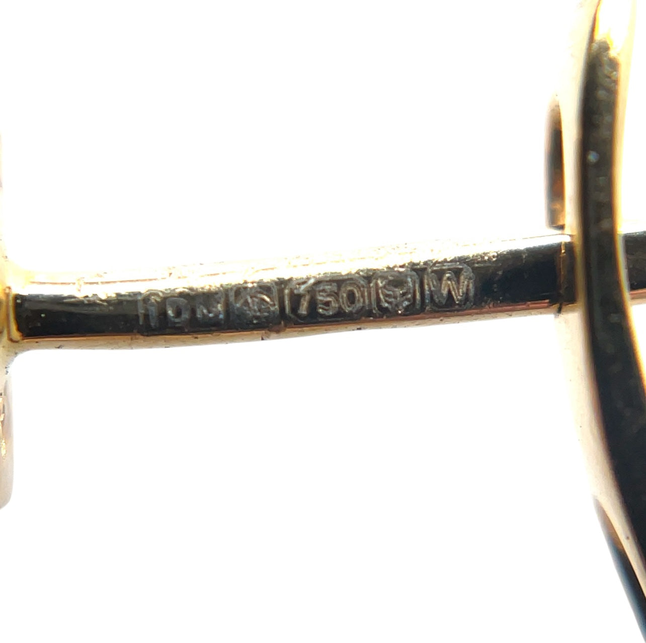 18ct Yellow Gold Sapphire & Diamond Hoop Earrings