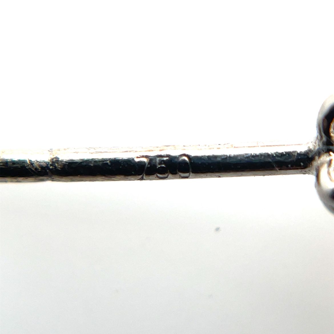 18ct White Gold Diamond Stud Earrings