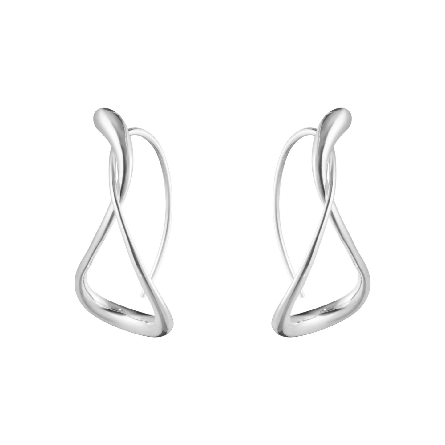Mercy Silver Earhoop (Large)