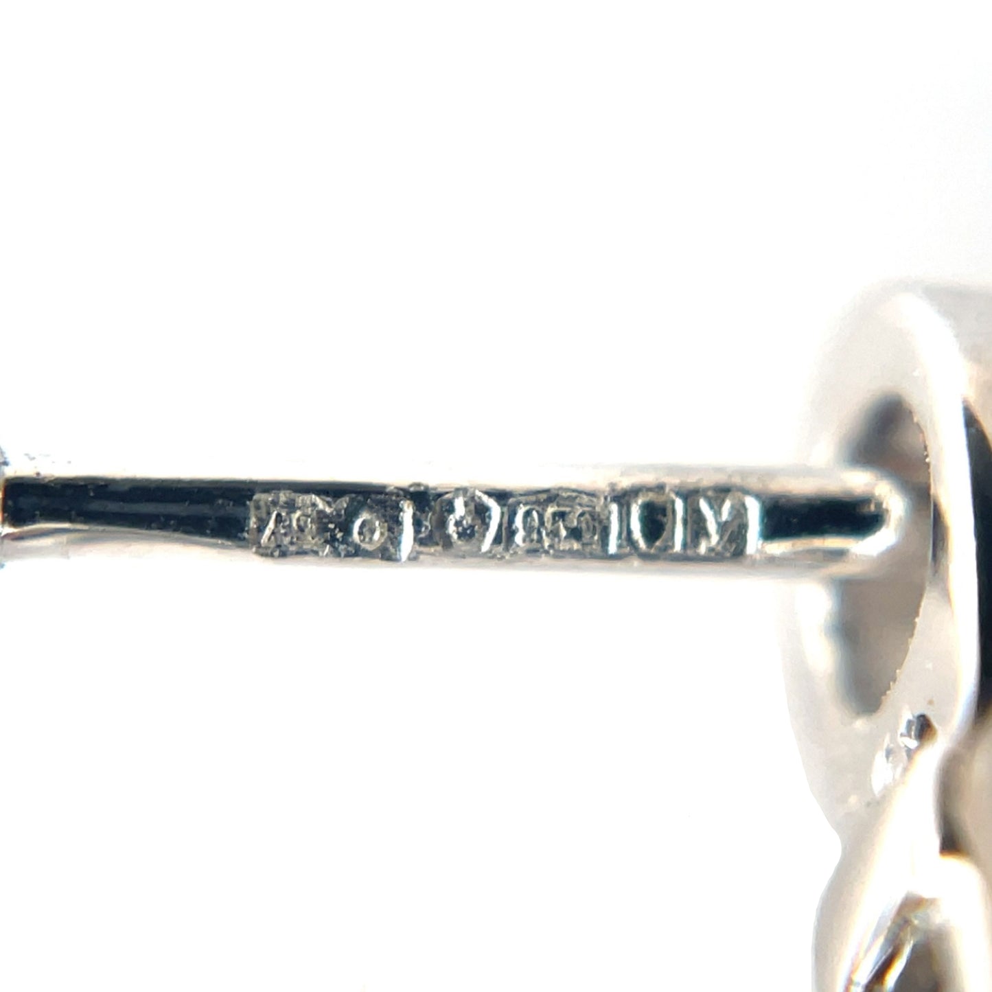 Platinum Diamond Pear-Shaped Earrings