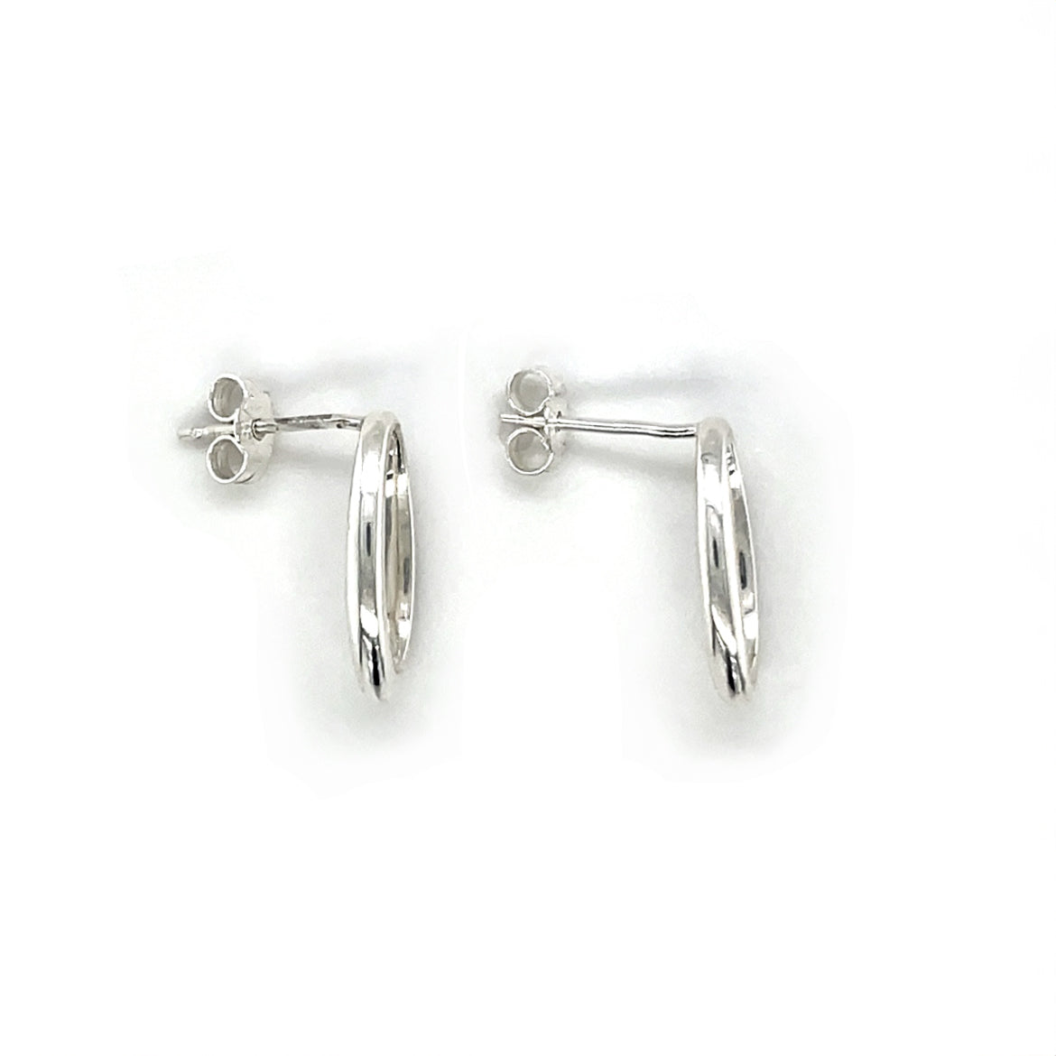 Silver Ball Stud Earrings (10mm)