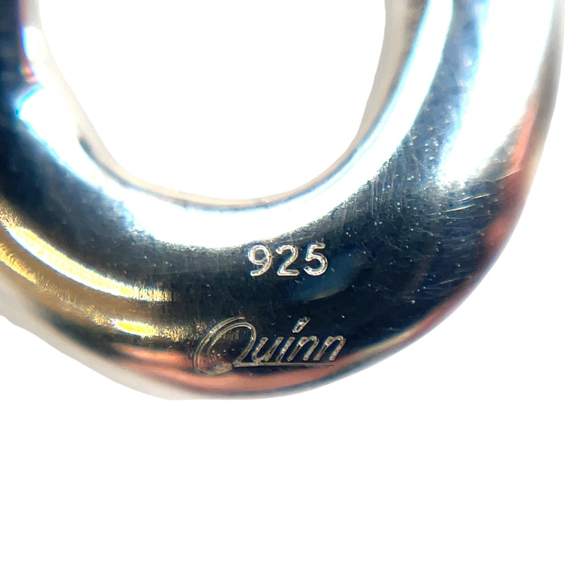 Silver Curb Link Drop Stud Earrings