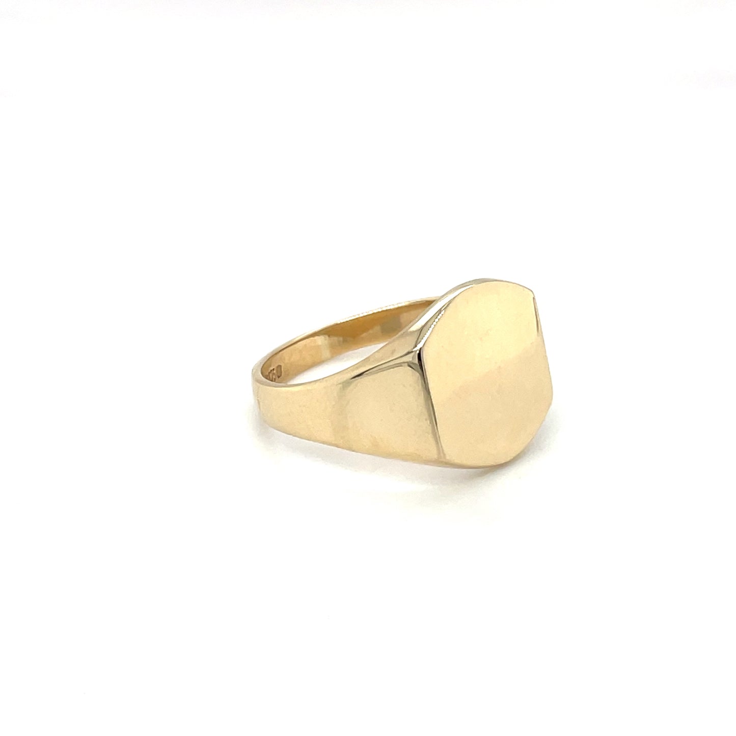 9ct Yellow Gold Mid-Century-Style Signet Ring